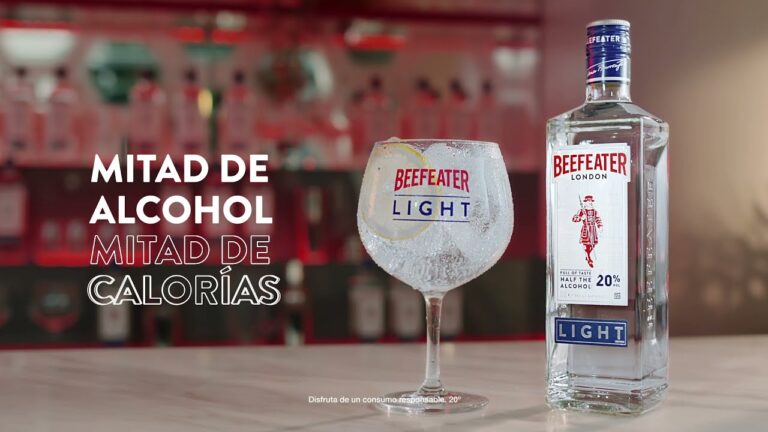 Descubre los sorprendentes grados de alcohol de la ginebra Beefeater