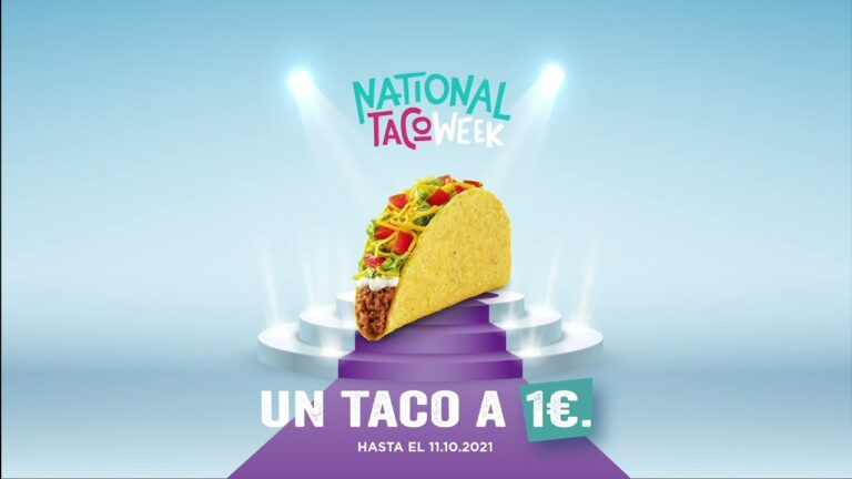 ¡Descubre los irresistibles tacos a 1€ de Taco Bell!