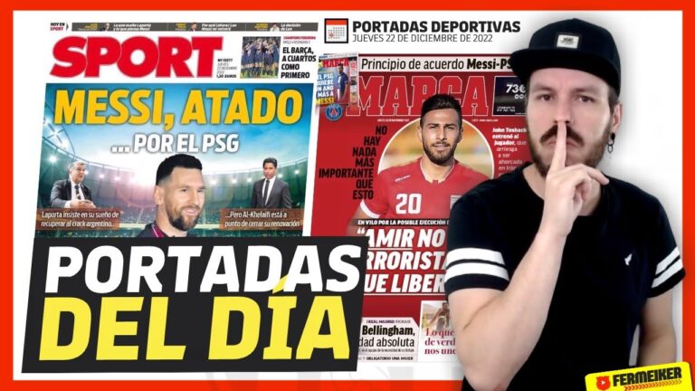 ¡Furia en los periódicos deportivos de hoy! ¡La portada delos sacude con noticias impactantes!