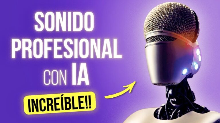 Revoluciona la calidad del sonido con la IA: mejora el audio con IA