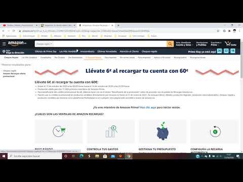 ¡Ahorra con la recarga de 60€ en Amazon y llena tu carrito de compras!