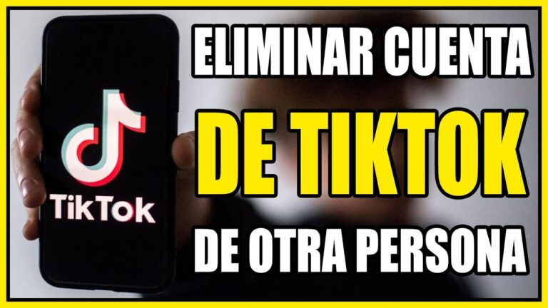 Descubre cómo eliminar una cuenta de TikTok ajena en simples pasos