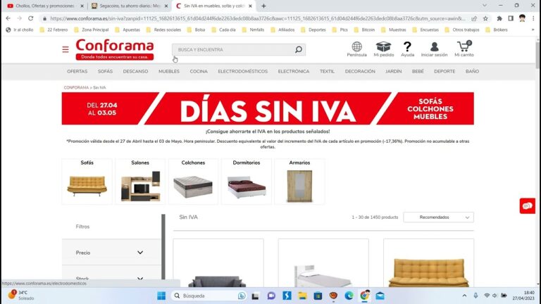 ¡Días sin IVA en Conforama! Aprovecha descuentos únicos