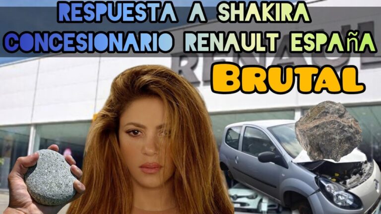 Shakira adquiere su nuevo Renault en concesionario de Murcia