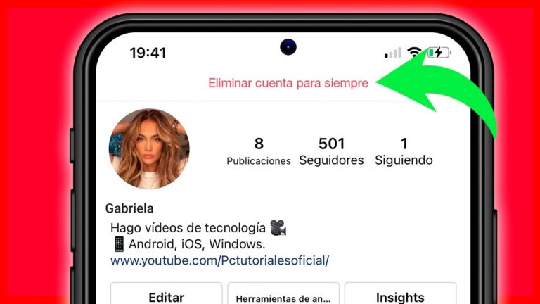 &iexcl;Sencillos pasos para dar de baja Instagram desde el m&oacute;vil!