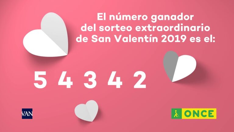 Participa y enamórate: Sorteo de la ONCE de San Valentín