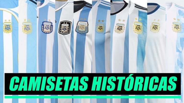 Descubre la fascinante evoluci&oacute;n de las camisetas de Argentina a lo largo de los a&ntilde;os